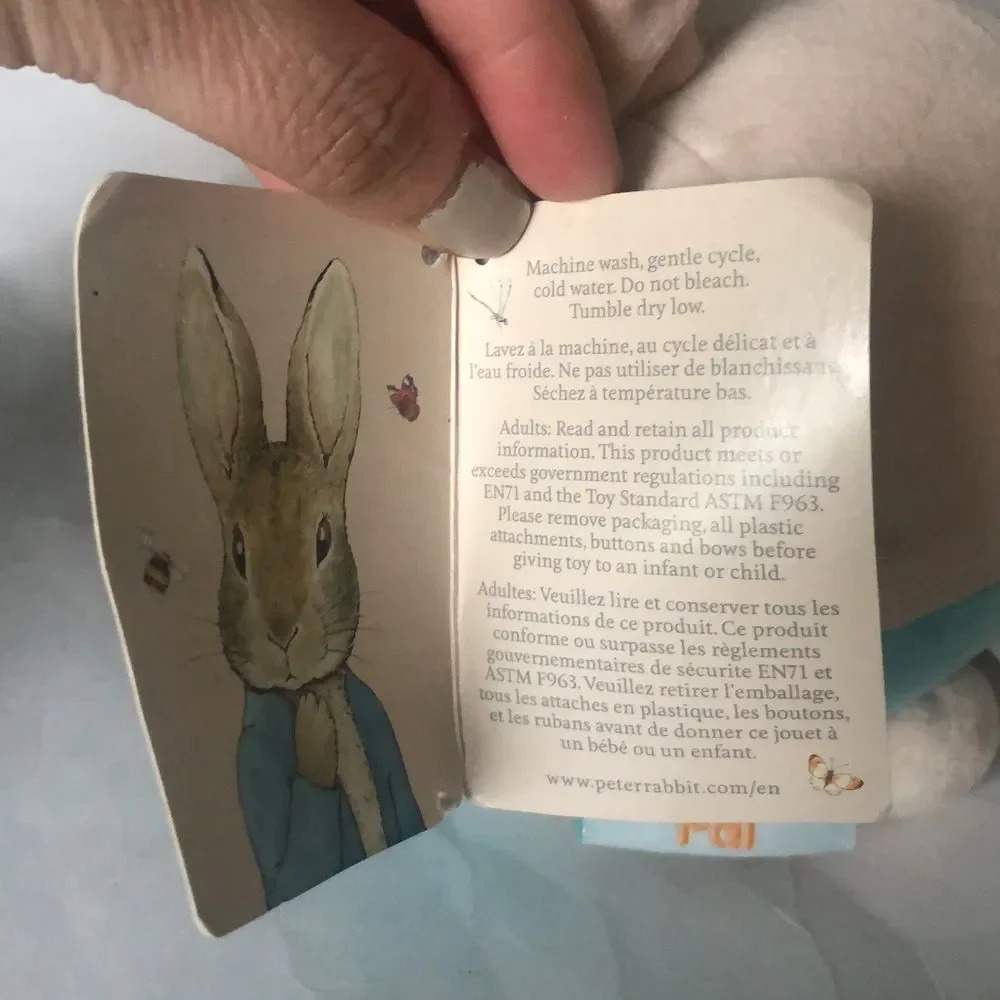 Peter Rabbit Cuddle Pal plush Stuffed Toy - Picture 4 of 6